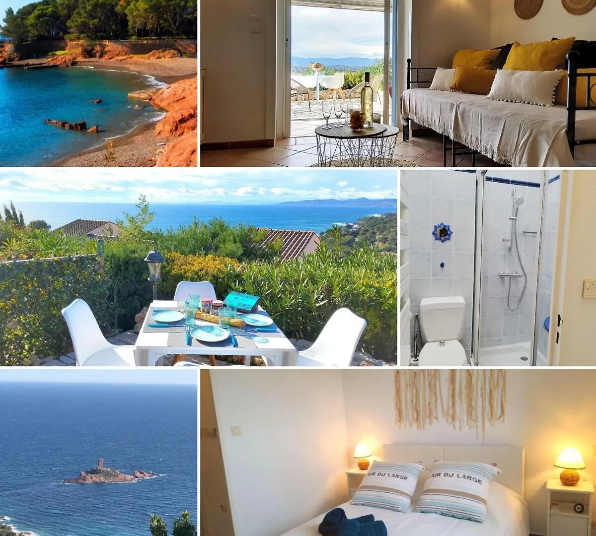 47M Carre - Vue Mer 180 Degres - Piscine - Parking Saint-Raphael  0*, Saint-Raphael (Var) France
